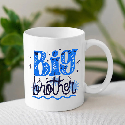 Big Brother Coffee Mug | White Ceramic Coffee Mug| MugDog