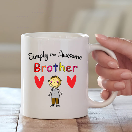 Ceramic Mug Gift for Brother | Gift for Coffee Lovers | MugDog