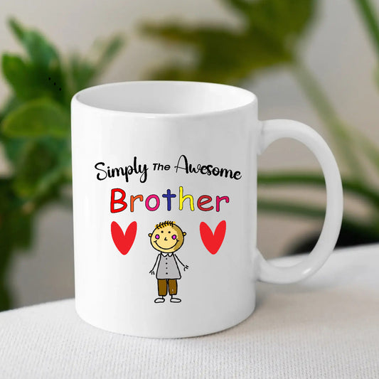 Ceramic Mug Gift for Brother | Gift for Coffee Lovers | MugDog