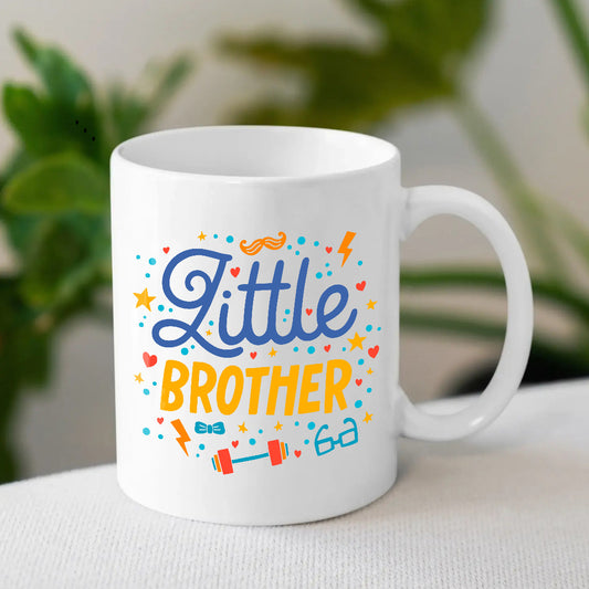 Coffee Mug for Little Brother | Heartfelt Brother Mug | MugDog