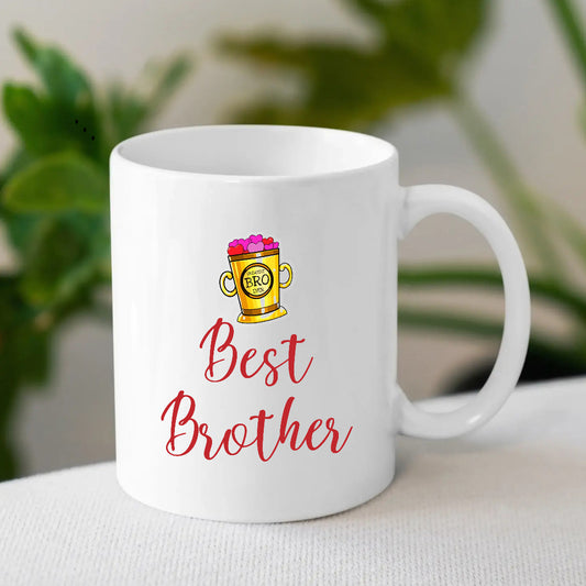 Best Brother Mug – Classic Rakhi Gift for Your Amazing Bhai