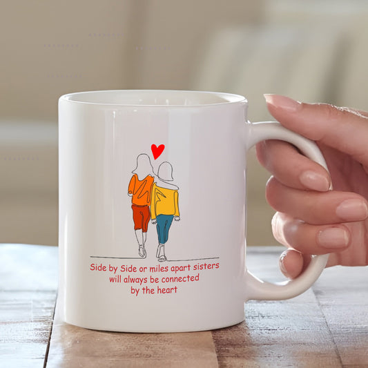 Sister Quote Print Mug – Thoughtful Gift for Your Sister