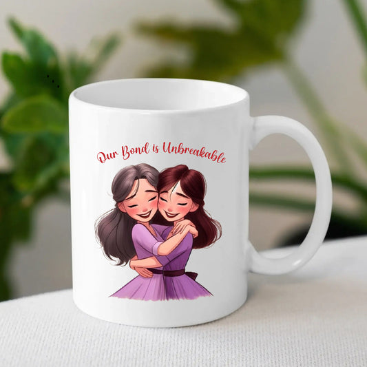 Our Bond Is Unbreakable – Sister Quote Mug