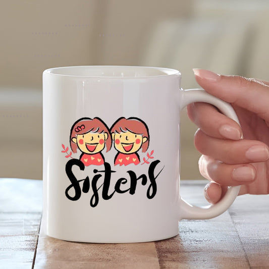 Cute Sister Print Mug – Gift for Your Lovely Sister this Rakhi