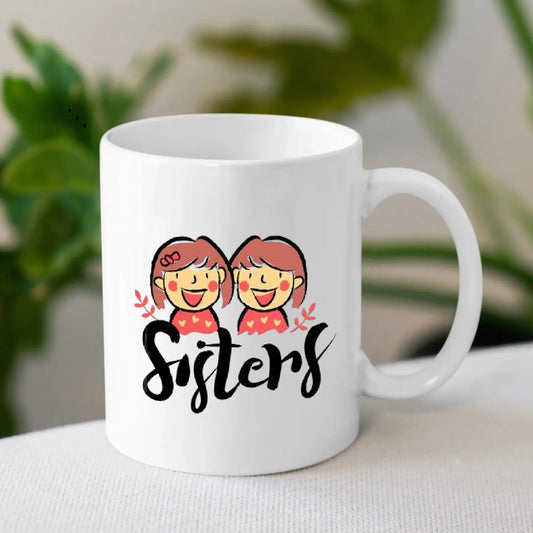 Cute Sister Print Mug – Gift for Your Lovely Sister this Rakhi