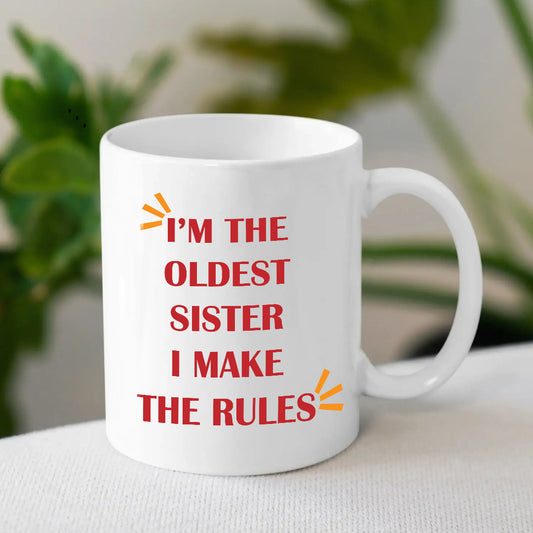 Custom Oldest Sister Quote Mug – Thoughtful Gift