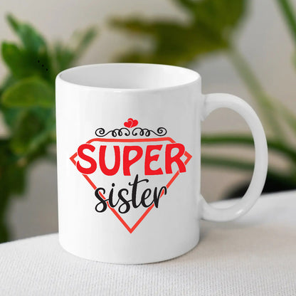 Personalized Super Sister Mug – Rakhi 2025 Special