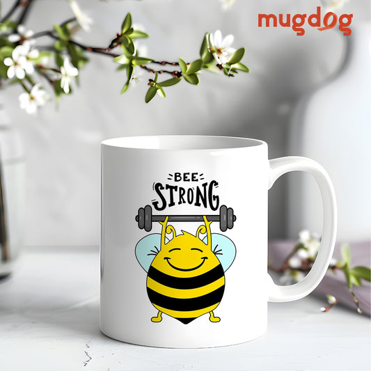 Funny Bee Strong Mugs