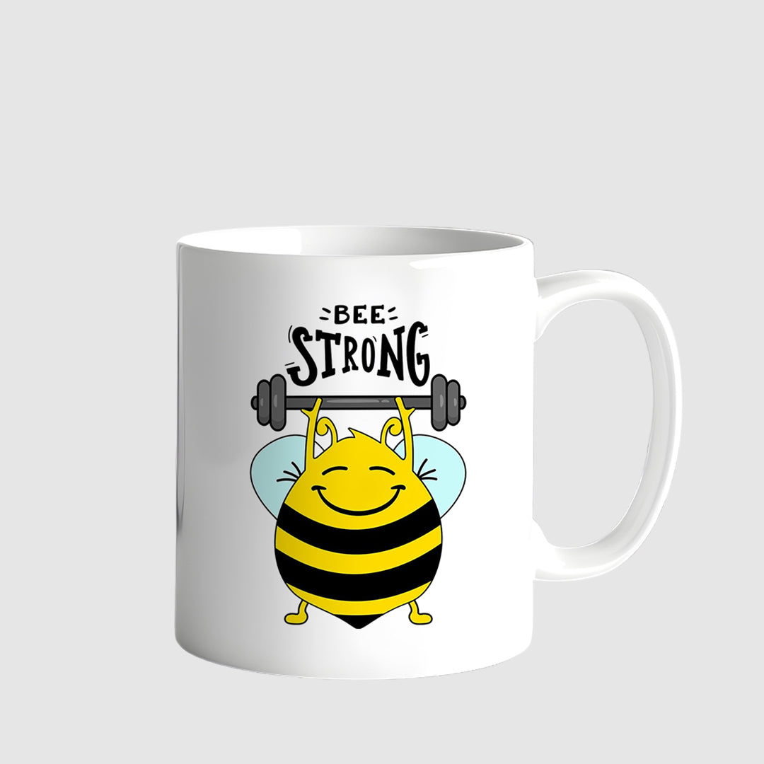 Funny Bee Strong Mugs