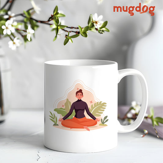 Yoga Design Mugs | Relaxing Yoga Pose Coffee Mugs