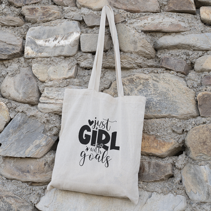 Girls Tote Bag | Custom Motivational Quote Bag
