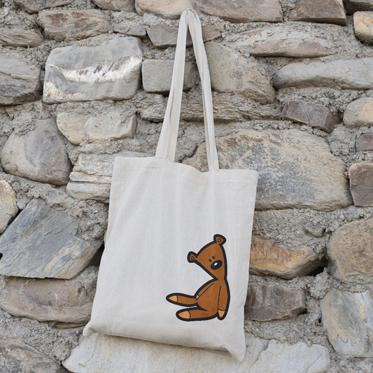 Mr. Bean Teddy Bag | Cute Cartoon Design Tote Bag