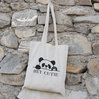 Cute Panda Tote Bag | Adorable Canvas Bag for Everyday Use