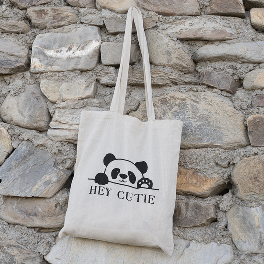 Cute Panda Tote Bag | Adorable Canvas Bag for Everyday Use
