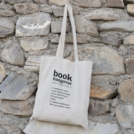 Book Hangover Design Tote Bag | Perfect Tote for Book Lovers