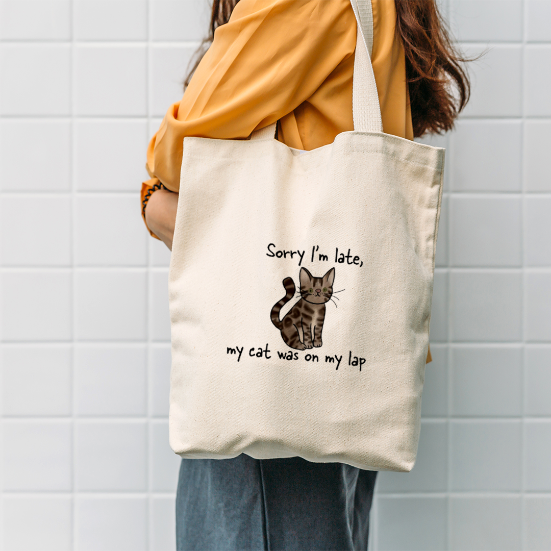 Cat Lover's Tote Bag | Cute Feline Design