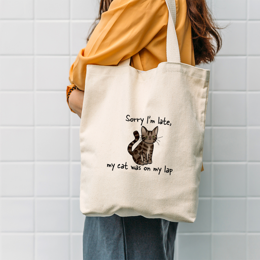 Cat Lover's Tote Bag | Cute Feline Design