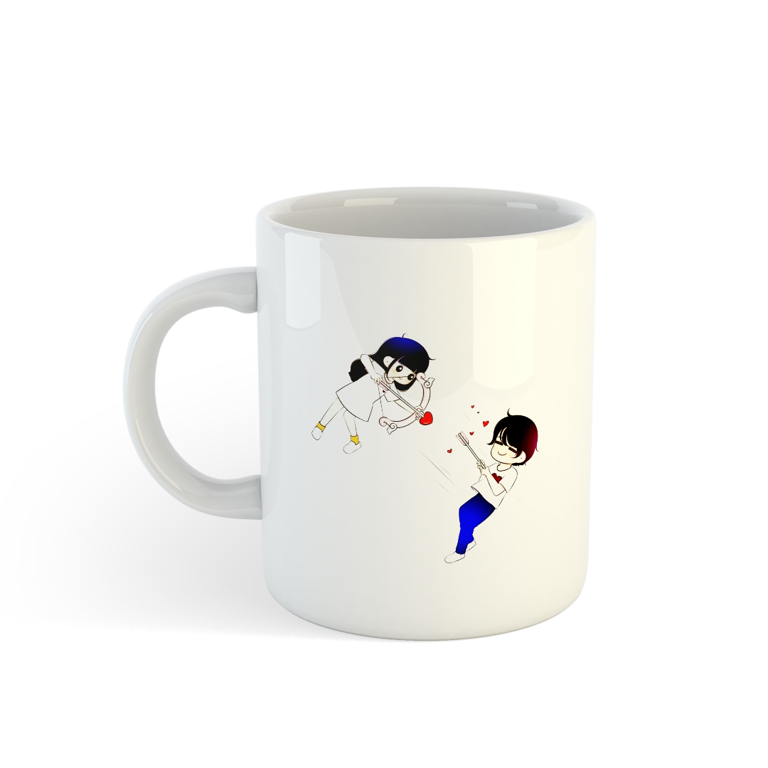 Cute Couple Cartoon Mugs | Adorable Love Mugs