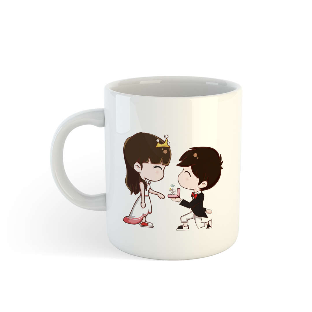 Proposal Design Mugs | Perfect Gift for Newly Couples