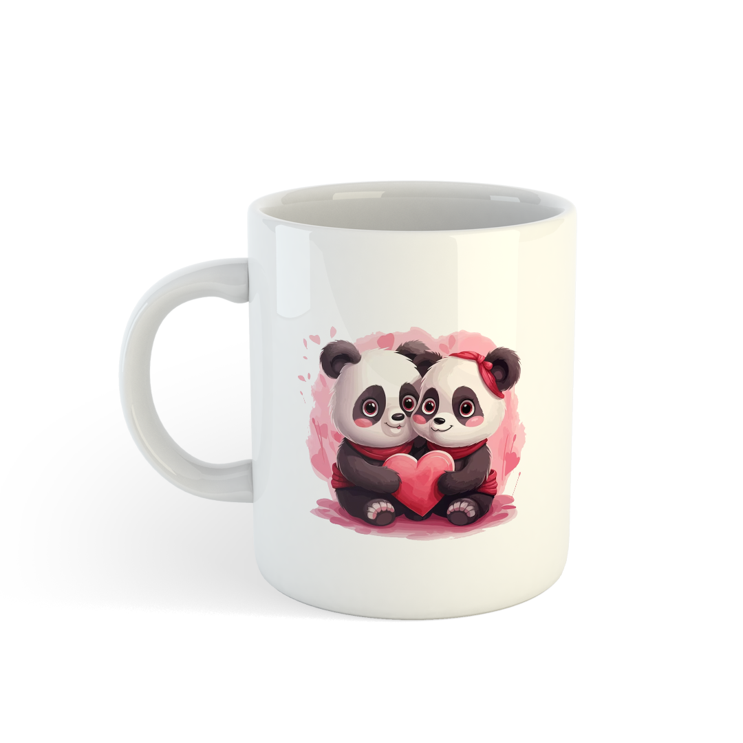 Panda Couple Mugs | Adorable Matching Mugs for Couples