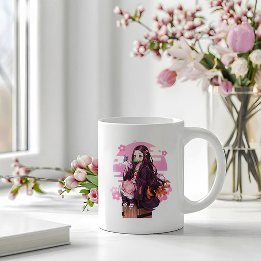 MUGDOG Nezuko Kamado Printed Ceramic Coffee Mug